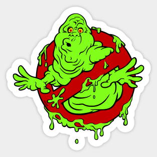 Slimer ghost 2D Sticker